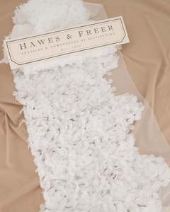 Lace: ROSANNA APPLIQUE EMBROIDERY IVORY