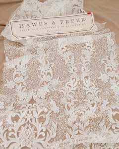 Lace: MARLENE ITALIAN EMBROIDERED IVORY
