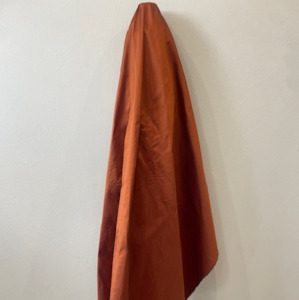 Fabric Cotton Linen Silk Wool: 100% DUPION SILK - AMBER