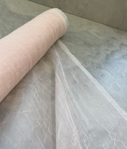 BLUSH CRUSHED SILK GAUZE