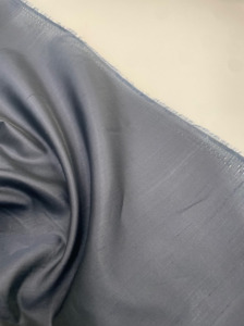 SILK/COTTON BLEND - NAVY