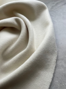 Wool: PRAGUE ALABASTER BONDED WOOL