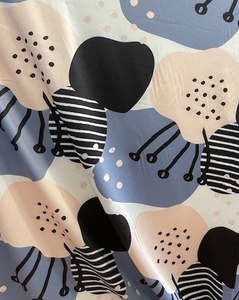 Fabric Cotton Linen Silk Wool: MACY POLYESTER SATIN PRINT