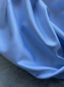 100% COTTON PALE BLUE ZIG-ZAG  (2.8m Length)