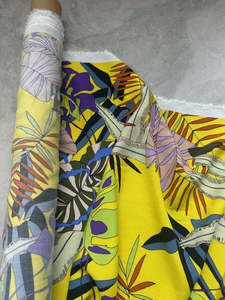 Fabric Cotton Linen Silk Wool: SANTA CLARA 100% VISCOSE PRINT (1.8m Length)