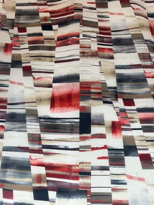 Fabric Cotton Linen Silk Wool: ALTERED IMAGES SILK & COTTON PRINT