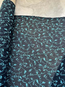 Silk Satin Sewing Fabrics: GIRL BEFORE A MIRROR 100% SILK GEORGETTE (1.7m Length)