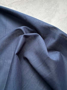 DEEP BLUE 100%  COTTON VOILE