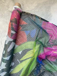 European Fabrics: MONTEGO BAY PRINTED NYON TULLE (5m Length)