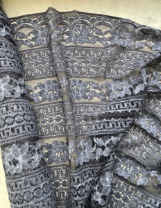 European Fabrics: ITALIAN CORDED LACE (5.7m Length)