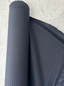 Fabric Cotton Linen Silk Wool: BLACK TIE 100% KNIFE PLEATED COTTON