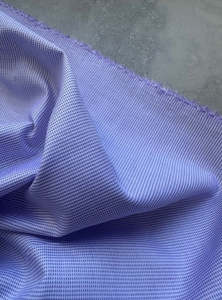 CLIVE 100% COTTON PURPLE & WHITE STRIPE