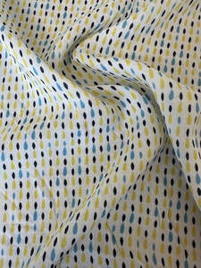Fabric Cotton Linen Silk Wool: SUN SHOWER VISCOSE / COTTON BLEND (6m length)