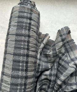 WESTWOOD WOOL/COTTON/VISCOSE BLEND CHECK