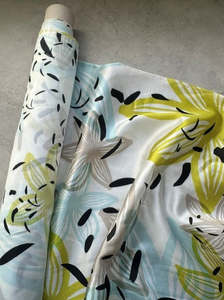 Fabric Cotton Linen Silk Wool: VIOLETTA ITALIAN SILK / COTTON PRINT (3m Length)