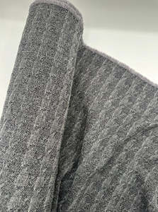 Fabric Cotton Linen Silk Wool: ROSEMARY WOOL/VISCOSE WEAVED HOUNDSTOOTH (5m Length)