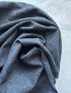 MEDIUM WEIGHT CHARCOAL MELANGE MERINO WOOL