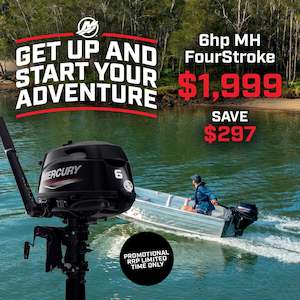 Outboard: MERCURY - 6HP MH FOURSTROKE OUTBOARD