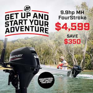 MERCURY - 9.9HP 4-STROKE OUTBOARD - SAVE NOW!