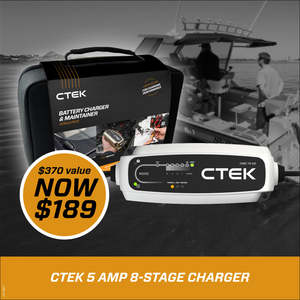 All: CTEK 5 Amp 8-Stage Battery Charger