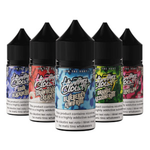 All Nz E Liquid: Hunting Cloudz Salts Tasting Pack