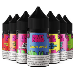 All Nz E Liquid: Fruit Bomb Salts Tasting Pack