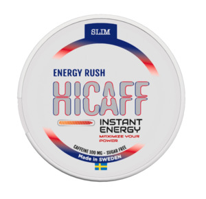 7daze: HICAFF - Energy Rush flavoured Caffeine Pouches - 100mg