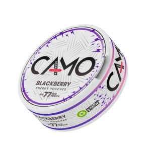 CAMO - Blackberry flavoured Caffeine Pouches - 77mg