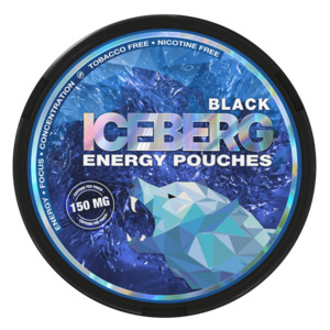 ICEBERG - Black flavoured Caffeine Pouches - 150mg