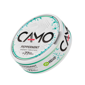 CAMO - Peppermint flavoured Caffeine Pouches - 77mg