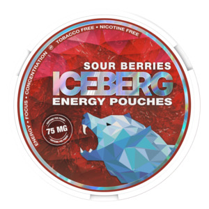 7daze: ICEBERG - Sour Berries flavoured Caffeine Pouches - 75mg