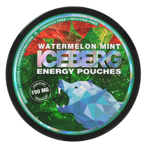 7daze: ICEBERG - Watermelon Mint flavoured Caffeine Pouches - 150mg