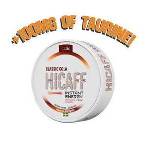 HICAFF - Classic Cola flavoured Caffeine & Taurine Pouches - 100mg