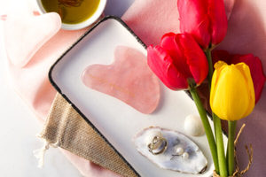 Gua Sha NZ - Rose Quartz Crystal - Hayley Benseman