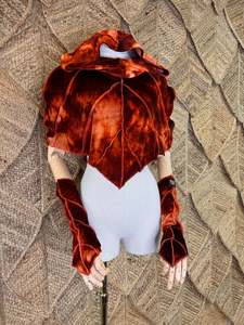 PREORDER: Monarch Leafae Poncho Set