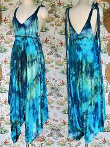 Front Feature: Blue Springs Fantail Jumpsuit/Dress