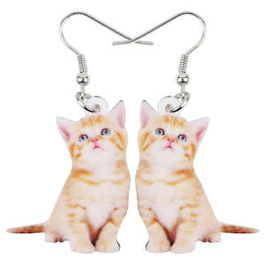 Earrings: Kitten Earrings