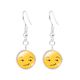 Silver Plated Emoji Earrings