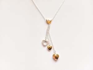 Gold & Silver Plated Pendant Necklace (45cm)