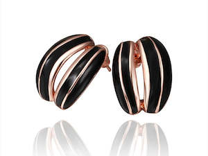 Earrings: Rose Gold Plated Stud Earrings