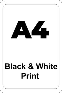 A4 B&W Document Printing – Hazelwood Print