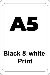 A5 B&W Document Printing – Hazelwood Print