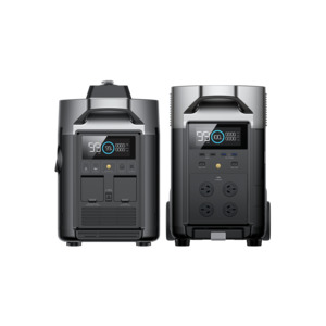 Portable Power Station: EcoFlow Delta Pro + Adapter + Smart Generator Dual Fuel Bundle