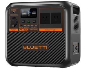 Portable Power Station: BLUETTI AC180P Portable Power Station | 1800W | 1440Wh