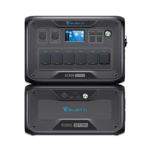 Portable Power Station: BLUETTI AC500 + B300S Solar Generator Kit | 5000W