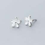Products: Flower Studs - Silver - HBW Boutique