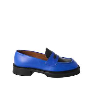 Loafers: Manzo Loafer - Ultramarine/Black