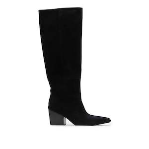 Boots: Leone Knee High - Black