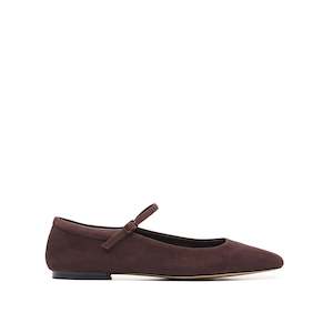 Phoebe Flat - Tiramisu Suede