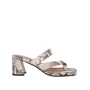 Heels: Luna - Natural Snake
